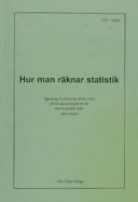 Hur man räknar statistik; Olle Vejde; 1996