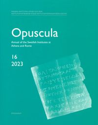 Opuscula 16 | 2023; null; 2023
