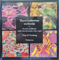 Thyra Grafströms textilateljé – svensk textilkonst under åtta decennier 1897-1970; Anna Ø. Forsberg; 2021
