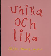Unika och lika : möten, teckning, samtal; Marianne Andersson Embäck, Johan Suneson; 2019