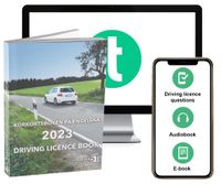 Körkortsboken på Engelska 2023 ; Driving licence book (book + theory pack with online exercises, theory questions, audiobook & ebook); null; 2023