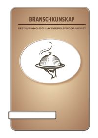 BokGym Branschkunskap inom restaurang och livsmedel, bok; Josefine Gaude, Rickard Andersson; 2022